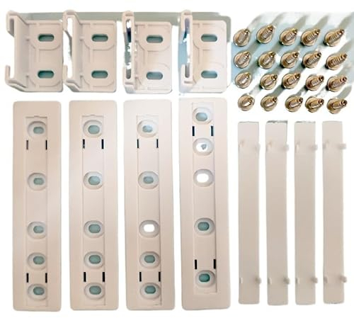 For refrigerator/Fridge door sliding guide integrated cupboard built in kit(4pcs set)