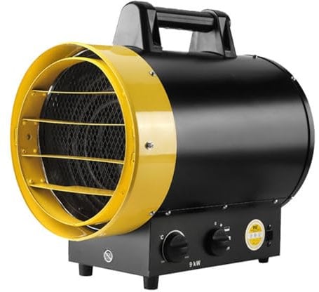 LXWKAI Riscaldatore d'Aria Domestico Industriale da 3 kW, 5 kW, 9 kW, riscaldatore Elettrico Portatile, Riscaldamento rapido, Temperatura costante, riscaldatori per Ambienti, 9 kW