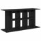 vidaXL aquarium stand - black oak engineered wood fish tank cabinet with storage - 120x40x60 cm stable display for living rooms - assembly required