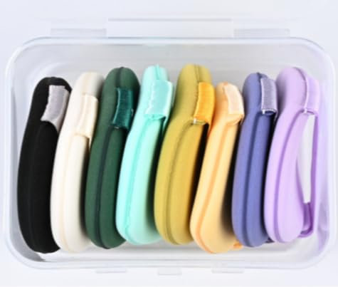 Makeup Pads, 8 Pcs Foundation Sponges for Dry and Wet Use - Comes with a Storage Box and Available
