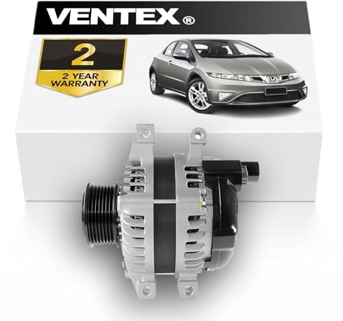VENTEX® Lichtmaschine VTN1107 kompatibel mit Honda Civic 2.2 Diesel Mk7 2004-2011 CR-V Accord FR-V