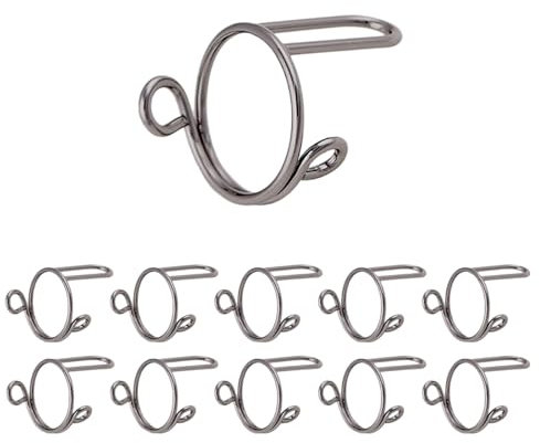 Cubic Zirconia Ring Wudu Nail Rings Non Tarnish 10PCS Adjustable No Glue No Women Ring Set For HALAL NAILS Decoration (10) Jewellery Set (Black, One Size)