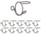 Cubic Zirconia Ring Wudu Nail Rings Non Tarnish 10PCS Adjustable No Glue No Women Ring Set For HALAL NAILS Decoration (10) Jewellery Set (Black, One Size)