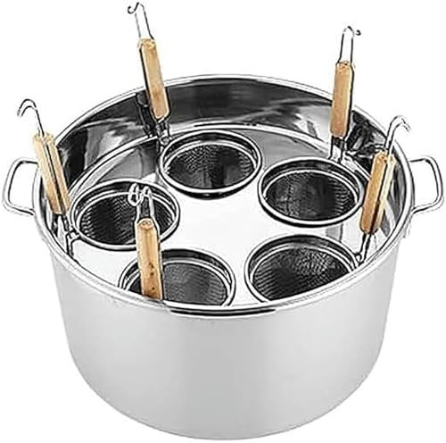 Pastatopf-Einsatz-Set mit Trennwand und Sieb, für Zuhause, Küche, Kochen