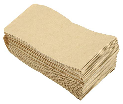 Lot de 6 sacs de rangement en papier kraft pour semences, style enveloppe, design autocollant durable pour le stockage des graines de blé, maïs, riz (6 x 11 adhésifs)