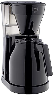 Melitta Easy Therm - Kaffeemaschine mit Thermokanne, Filterkaffeemaschine mit Tropfstopp, für bis zu 8 Tassen Kaffee, schwarz