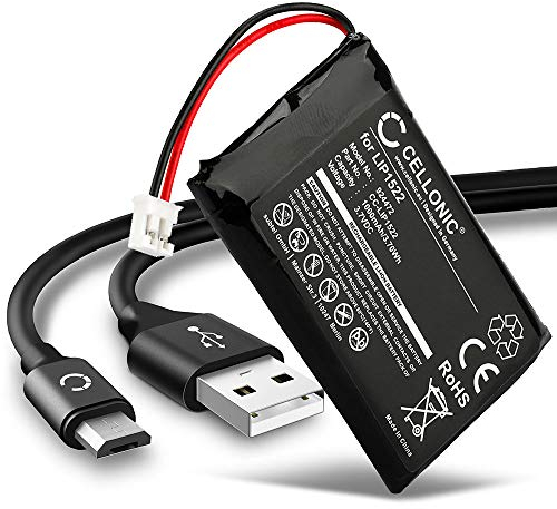 CELLONIC Batería LIP1522 para Consola/Mando Compatible con Sony PS4 Dualshock Controller 1000mAh + Cable USB