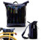 Ikuri Fahrradtasche/Rucksack Kombi Fahrradrucksack aus Plane für Gepäckträger Packtasche Unisex Wasserdicht - Modell Arcoiris