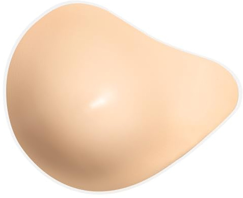 Polreta Lightweight Silicone Breast forms Silicone Breast Prosthesis for Mastectomy Left Spiral Shape Only One Piece, 240g