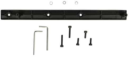 vhbw Batteriehalter kompatibel mit Segway Ninebot ES1, ES2 E-Roller, E-Scooter - Halterung mit Schrauben, Aluminiumlegierung, Schwarz, Silber