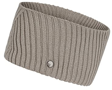 Ziener Damen ILSU Stirnband/Warm, Gestrickt, silver beige, Usex
