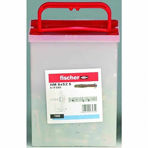 FISCHER FRANCE SARL FISC0043 Cheville Corps Creux HM 4x32S PP Box Fischer-Boite de 100-93430