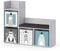 Vicco Kindersitzbank Luigi, Grau, 107.2 x 88.6 cm mit 2 Faltboxen Opt.1
