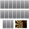 BAOSROY Dart Schaft,Dart-Schäfte,Dartschäfte Kunststoff,Schraubengewinde Kunststoff Dartpfeile,Dartpfeil Schäfte,Schwarz Dartschaft mit Standard 2BA Schraubengewinde,Schwarz, 50PCS