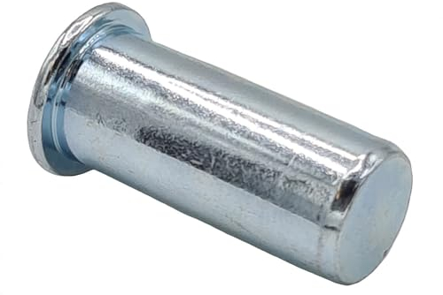 Geschlossene Blindnietmuttern mit Flachkopf rund Aluminium M 8/0,3-3,0-250 Stück
