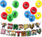 Minecraft Birthday Decorations Mine craft Gaming Party Pack,1pcs Happy Birthday Minecraft Banner and 12pcs 12inch Minecraft Gaming Birthday Balloons for Kids Boys Minecraft Games Party Decorations