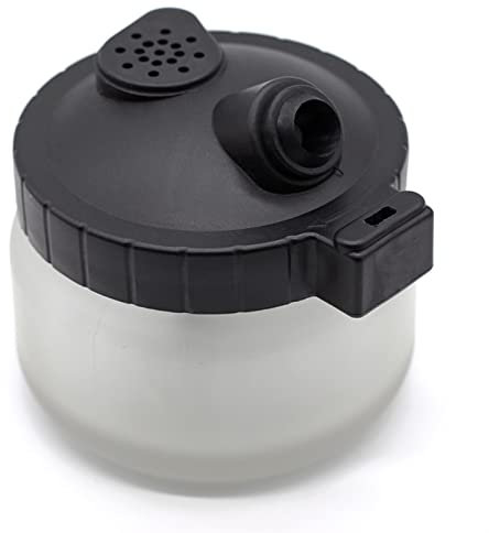 Pulvérisateurs de Peinture Pot de Nettoyage d'aérographe Support de Bouteilles de stabilisateur Station de Peinture Bouteilles de Pot en Verre Filtre Ensemble d'outils de nettoya