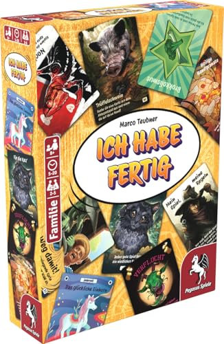 Pegasus Spiele Ich Habe fertig, Schwarz