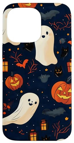 iPhone 14 Pro Max Ghostly Halloween Pattern Case