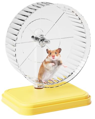 Super leise Hamster-Übungsräder – leise, drehbare für Hamster mit Verstellbarer Halterung, Laufrad für Hamster, Spielzeug für