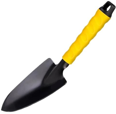 Pala da giardino in acciaio al carbonio, pala da neve con manico lungo, ideale come raschietto da scavo, attrezzo da giardino for lavori di giardinaggio e rimozione della neve efficaci.(STYLE2 2PCS)