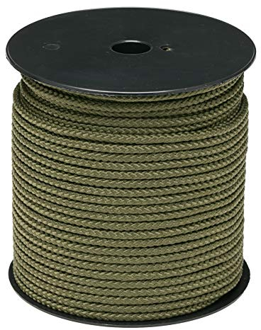Flandria Cuerda de polipropileno trenzado caqui 6mm ± 100m, 416K Flandria