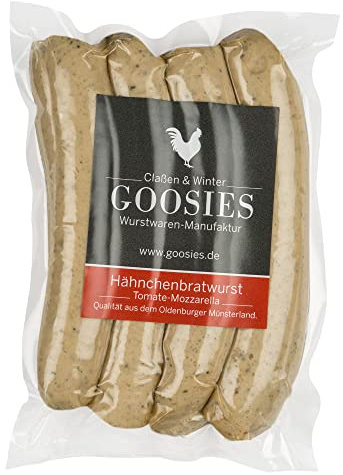 Goosies | Hähnchenbratwurst Tomate-Mozzarella | 225g