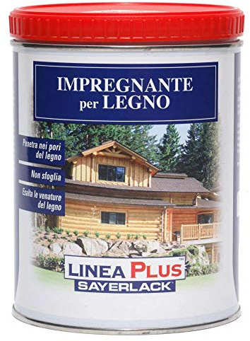 IMPREGNANTE A SOLVENTE DA 2,5LT PER LEGNO - SAYERLACK - NOCE SCURO