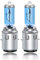 DZG - S2 / Ba20d Halogenlampen - 12V 35/35W Super Weiße Scheinwerferlampen 6000K Motorrad Hi/Lo Glühlampe, 2 Stück