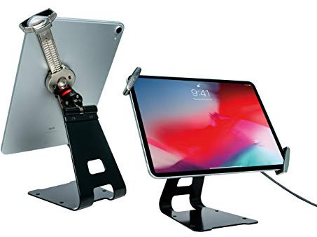 CTA Digital: Tablet Security Grip with Quick-Connect Base for 7-12 Tablets/iPad 10.2-Inch (7th & 8th Gen.), iPad Mini 5, 11-Inch iPad Pro, iPad Gen. 6, Galaxy Tab S3 9.7”, and More
