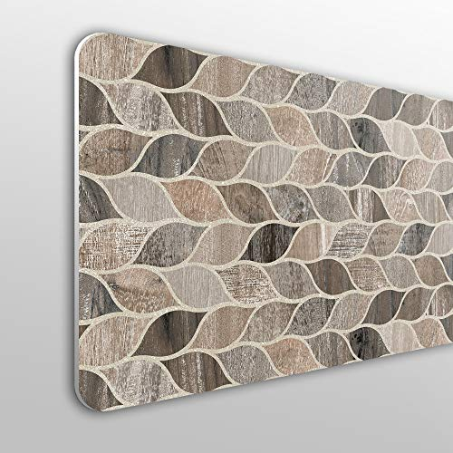 MEGADECOR DECORATE YOUR HOME Kopfteil für Bett, PVC, 10 mm, dekorativ, Modell Amos (200 cm x 60 cm)