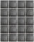 McPower Wechselschalter Flair 20er-Pack anthrazit inkl. Rahmen | 250V~/10A | Unterputz | Flächenwippe | Modernes Design | IP20