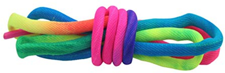 Holibanna Cordones redondos de colores para zapatos arcoíris degradados cordones fluorescentes para bailar correr en bicicleta, 120 cm, De colores, 120x0,5 cm