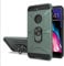 Cuoqing Apple iphone 7 Plus Case, iphone 8 Plus Case, Silicone Shockproof Hard Protective Phone Cover With Ring Stand for iphone 7 Plus/iphone 8 Plus,Dark Green