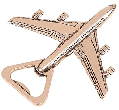 Apribottiglie per aereo, solido e facile da usare, migliori apribottiglie, regali aeronautici per pilota, decorazione aereo, regalo di compleanno per veterano aereo apribottiglie in confezione regalo
