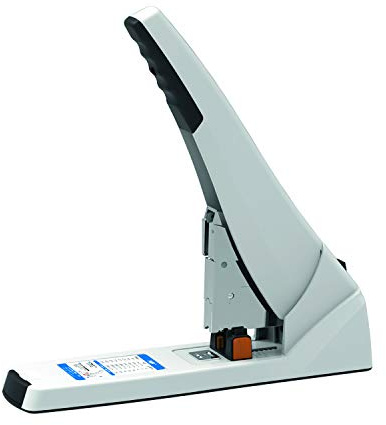 MP - Industrieller Handtacker, Heftgerät 200 Blatt, Heftgerät Büro, Farbe Weiß
