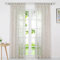 Joyswahl Voile Gardine in Ausbrenner Qualität mit edlem Ranken-Design transparenter Vorhang »Jessica« Unifarbiges Schals Wohnzimmer Fensterschal BxH 140x245cm Sand mit Kräuselband 1 Stück