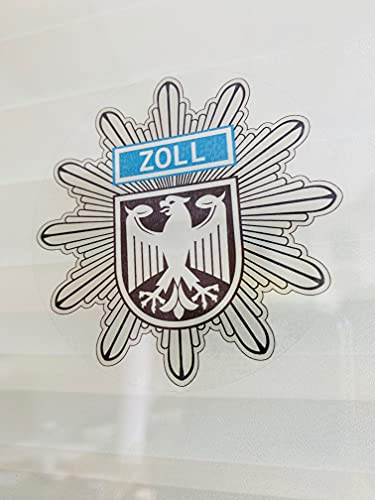 Zoll GdP Plakette DPolG Transparent Aufkleber Sticker innenklebend Auto dbb Tr04