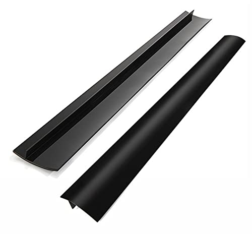 TT- Silikon Herdabdeckung, Küchenschutz, Schwarz, 25 Zoll, Silikonborsten, Silikonmaterial, für Küchenherd und Arbeitsfläche