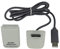 vhbw Kit Play & Charge Compatible avec Microsoft Xbox 360 Manette - 1x câble d'alimentation, 1x Batterie, Blanc/Gris