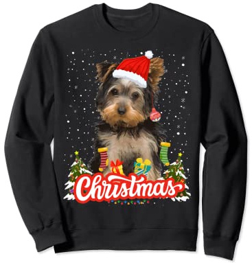 Yorkshire Terrier Christmas Idea For Women & Xmas Yorkie Sweatshirt