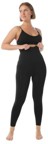 Heré Mood Sport Leggings Damen/Leggins Hochtailliert/Leggings Damen High Waist Hoher Bund Highwaist Bauch-Weg-Effek/Leggins mit Bauchkontrolle für Sport Yoga Gym (S)