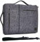 DOMISO 14 Pulgadas Funda Protectora,Bolsa de Hombro para Ordenador portátil Compatible con 14 Lenovo Chromebook S330/ThinkPad A475 A485 E485 T480s/HP ProBook 645 G4/DELL Chromebook 14,Gris