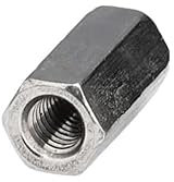 LXURY 1 Stück Feingewinde M8 M10 M12 M14 M16 M18 M20 304 Edelstahl Sechskantstange Kupplungsmuttern Standoff Spacer Lange Sechskantmutter (Size : M8x1x20mm)