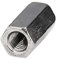 1 Stück Feingewinde M8 M10 M12 M14 M16 M18 M20 304 Edelstahl Sechskantstange Kupplungsmuttern Standoff Spacer Lange Sechskantmutter (Size : M8x1x20mm)