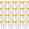 16 St Citronella Kerze Outdoor, 280 Std.Brenndauer, Draußen Citronella Duftlichter Kerzen Natürliche Sojawachs Zitronella Duft Kerze Garten Indoor Beste Geschenk für Camping Picknick Terrasse