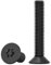 Drenky 20 Stück M6 x 30mm Senkkopfschrauben Torx Schwarz Edelstahl A2 V2A Maschinenschrauben Standard Quincunx Senkkopf Schrauben Vollgewindeschrauben für Maschinenausrüstung und Wohnmöbel, Schwarz