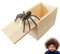 Spinne,Prank,Spinnen Spielzeug Box Holz,Scherzartikel für Halloween Streich,Erwachsene Kinder,Plastik Schwarze Realistische,Springendes Geschenkboxen,Gift Halloween-Spielzeug Gummispinne Spinnenbox