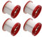 Ersatzteil-Nass-/Trockenfilter-Set für Milwaukee 49-90-1900 schnurlosen Staubsauger M18 0880-20, M12 Kraftstoff 0960-20, M18 Kraftstoffpaket (0970-20), 4 Stück
