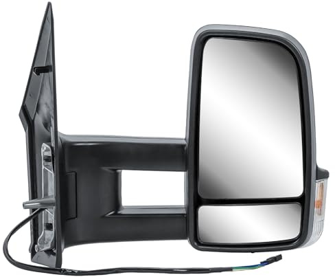 Außenspiegel Spiegel Rechts Beifahrerseite Langer Arm Elektrisch und Beheizbar mit Blinker Für Mercedes Sprinter 906 VW crafter 2006-2018
